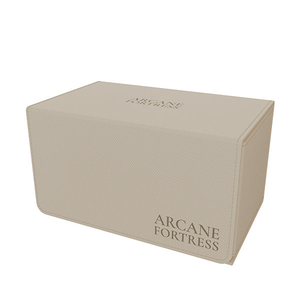 Arcane Fortress Deck Vault: Radiant 100+ Deluxe- Solid Color-Cream NA12926