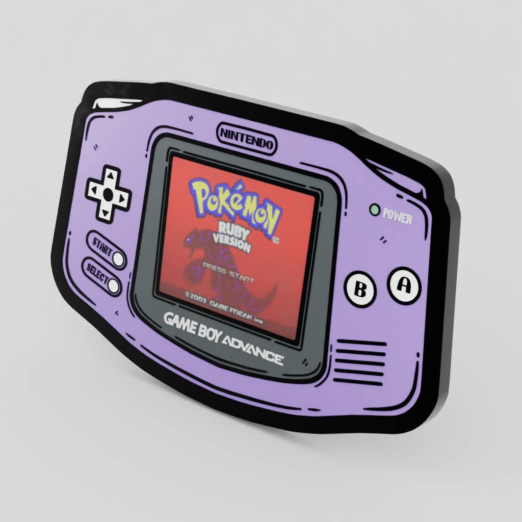 2.75" GBA Lenticular Pokemon Ruby Enamel Pin NE81926