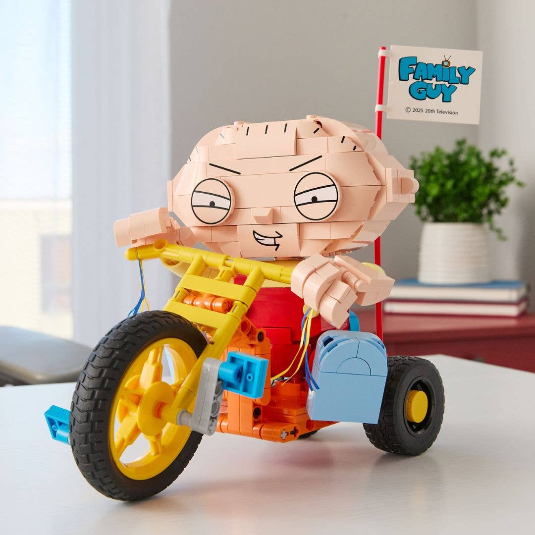 BrickCraft Family Guy Stewie on Trike Brick Building Set - NE52026