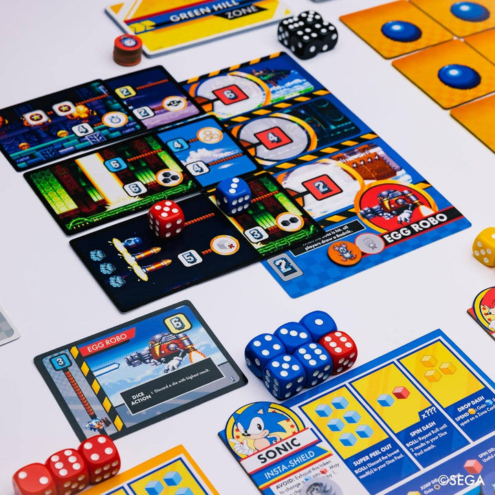 Sonic Roll Board Game- Licensed Strategy Game  NEW - NE32626