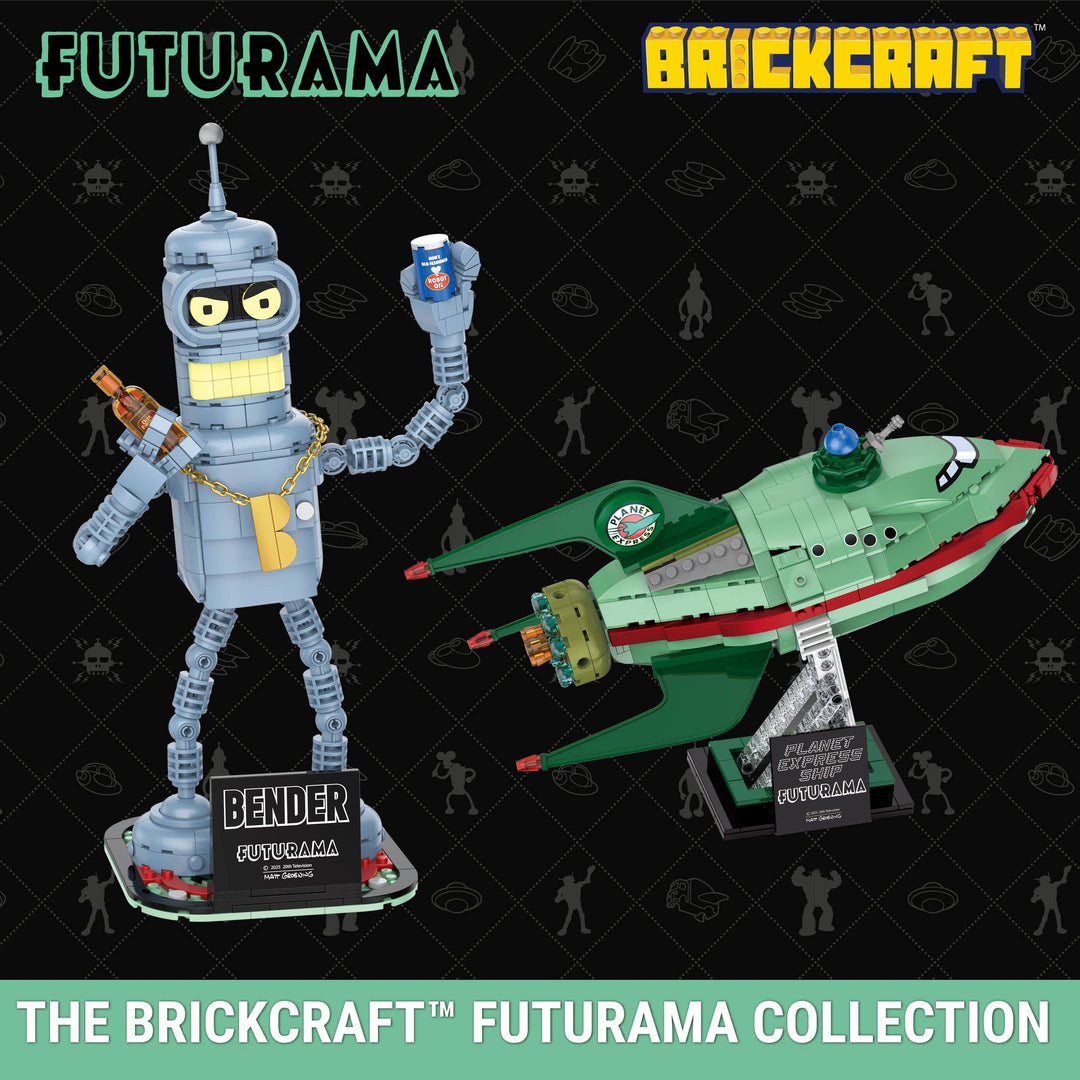 Futurama Bender Brick Building Figure NE33126