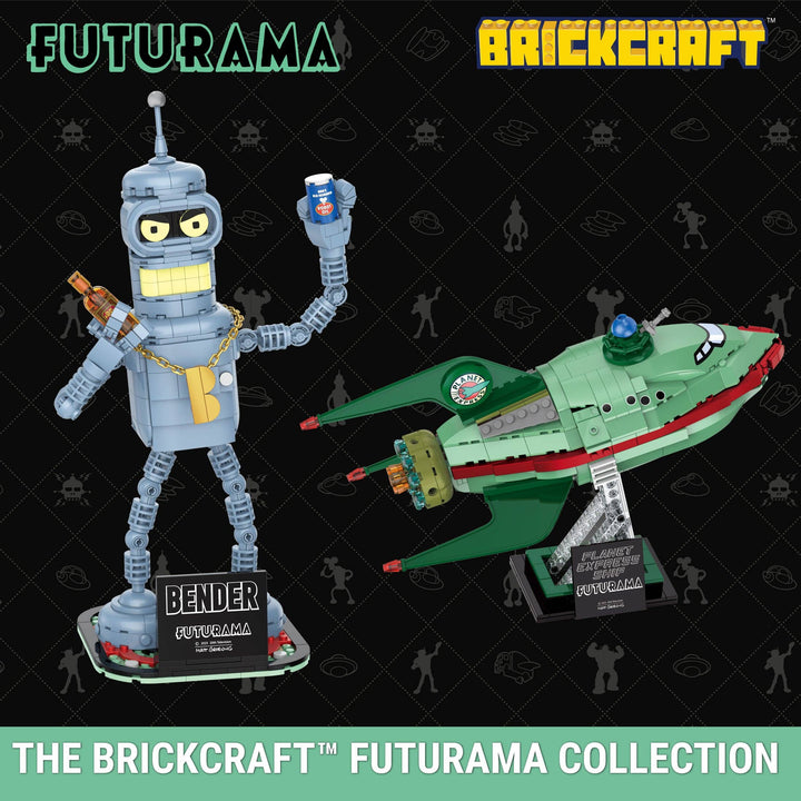 Futurama Bender Brick Building Figure NE33126