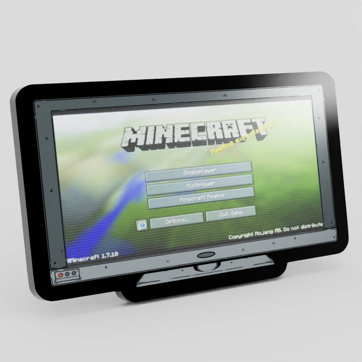 Monitor Lenticular Minecraft Enamel Pin NE81926