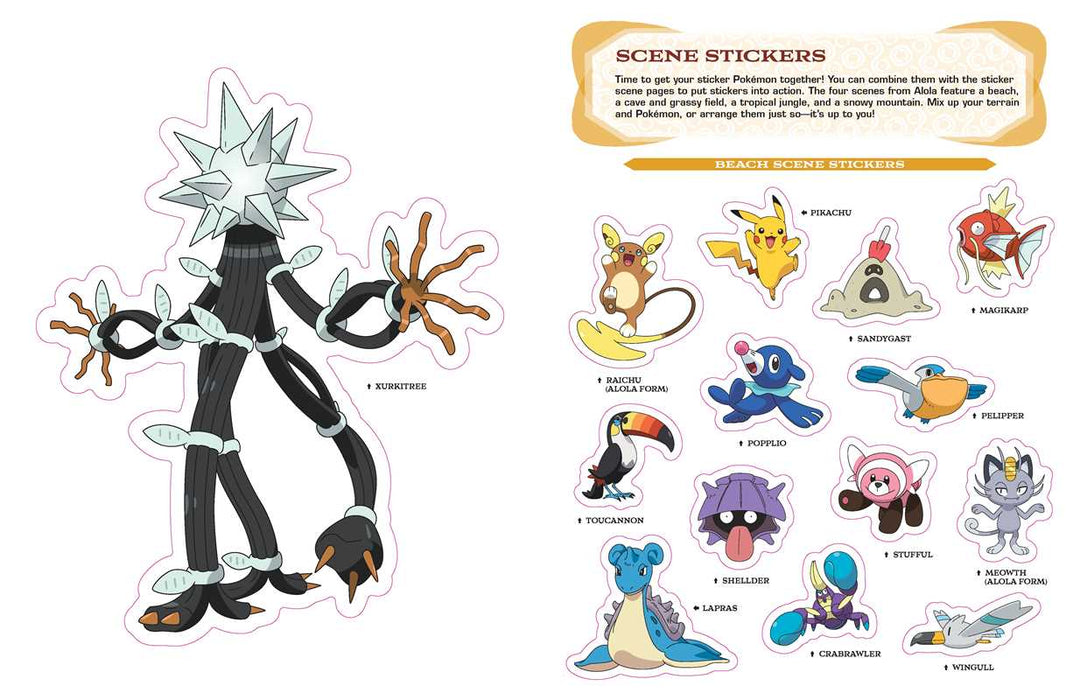 Pokémon Alola Region Sticker Book by The Pokemon Company International NE32526