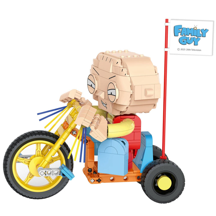 BrickCraft Family Guy Stewie on Trike Brick Building Set - NE52026