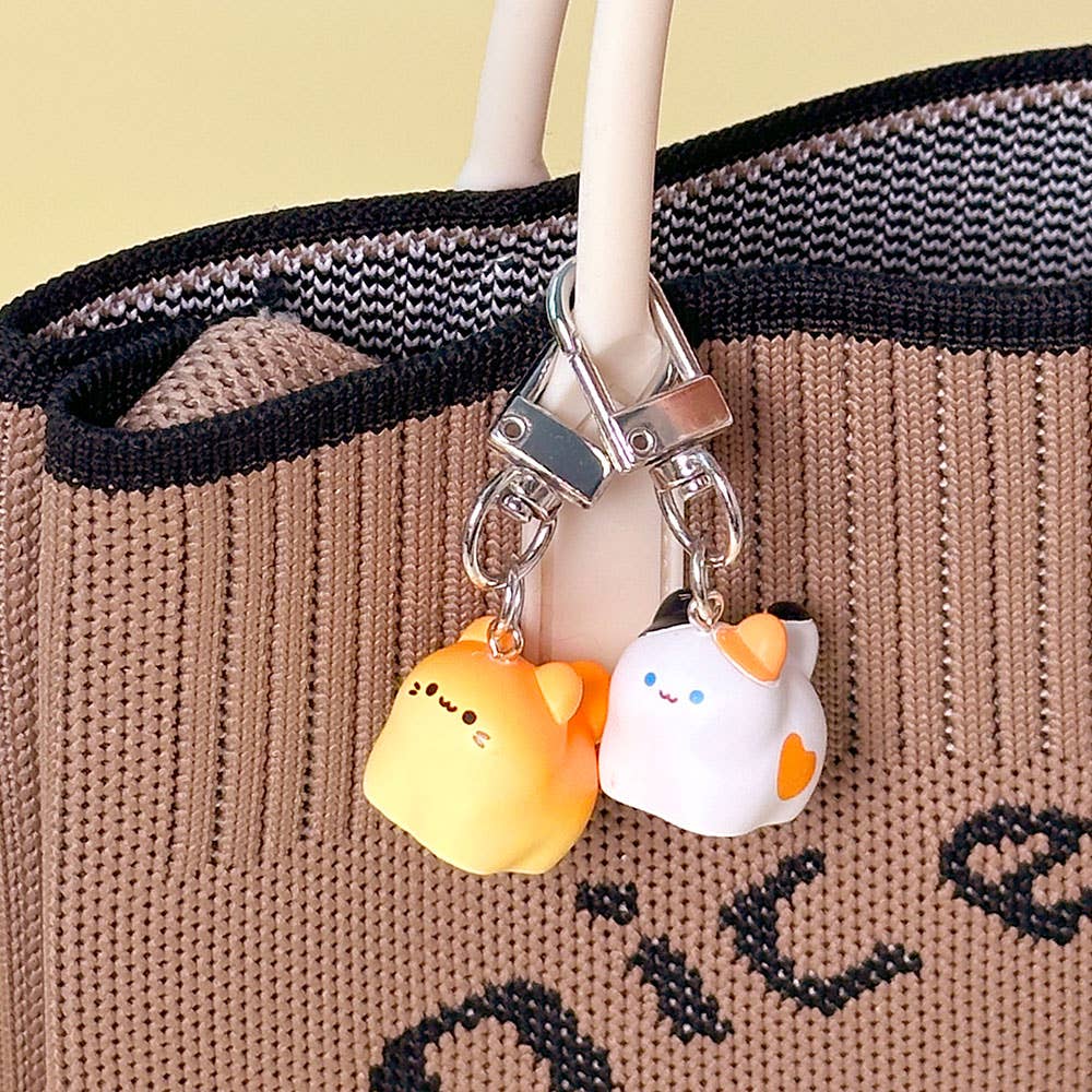 Kawaii Bread Cat Keychain – Mystery Blind Box NE33126