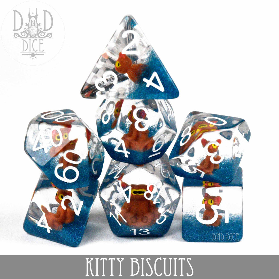 King of Crits Kitty Biscuits Dice Set NE4226
