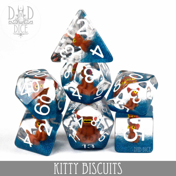 King of Crits Kitty Biscuits Dice Set NE4226