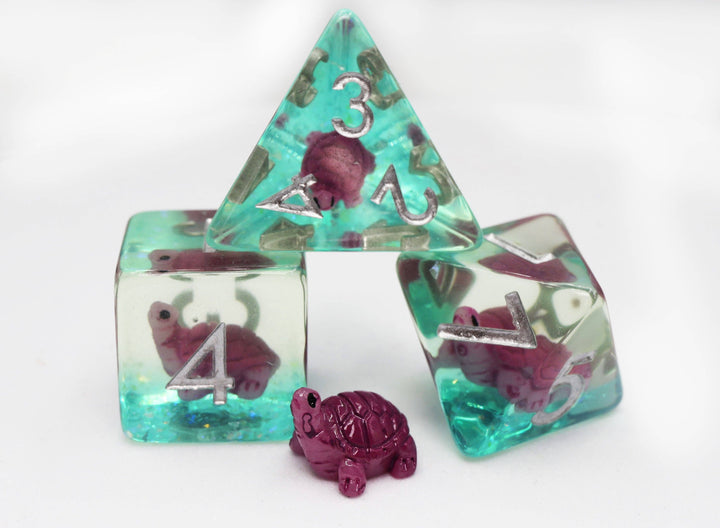 Gummy Turtle RPG Dice Set - NE043026