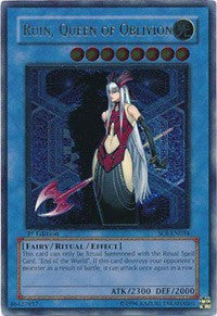 Yu-Gi-Oh! Card Single - Ruin, Queen of Oblivion SOI-EN034 (Ultimate Rare, 1st Edition, MP)