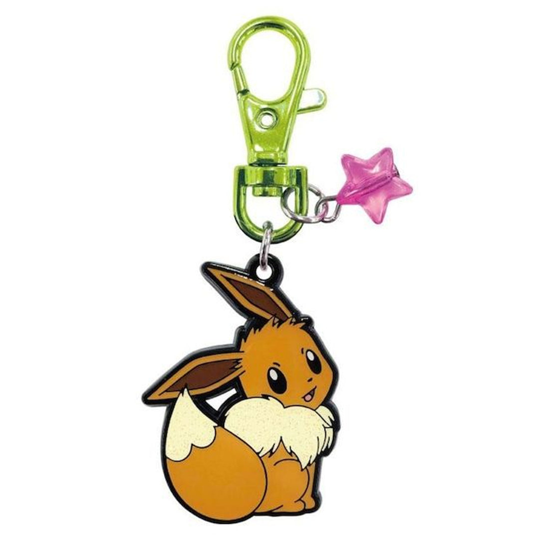 Pokemon Sparkling Metal Keychain - Eevee