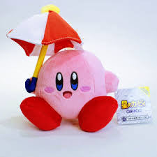 Little Buddy Kirby Adventure All Star - Parasol Kirby Plush