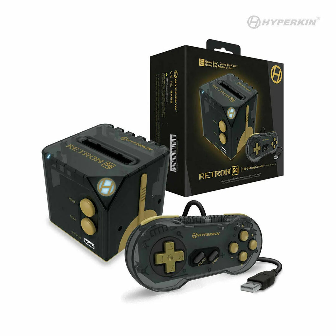 Hyperkin RetroN Sq: HD Gaming Console (Black and Gold)