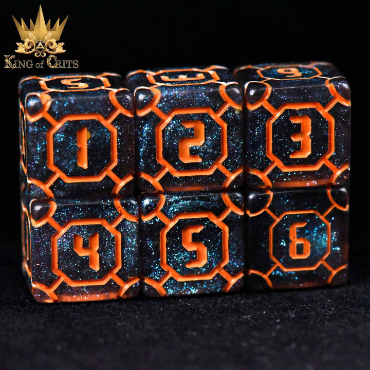 King of Crits Digital Dystopia - 11 Dice Set NE4226