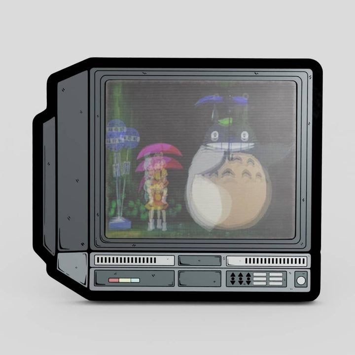 2.5" Lenticular Totoro CRTV Enamel Pin - NE32726
