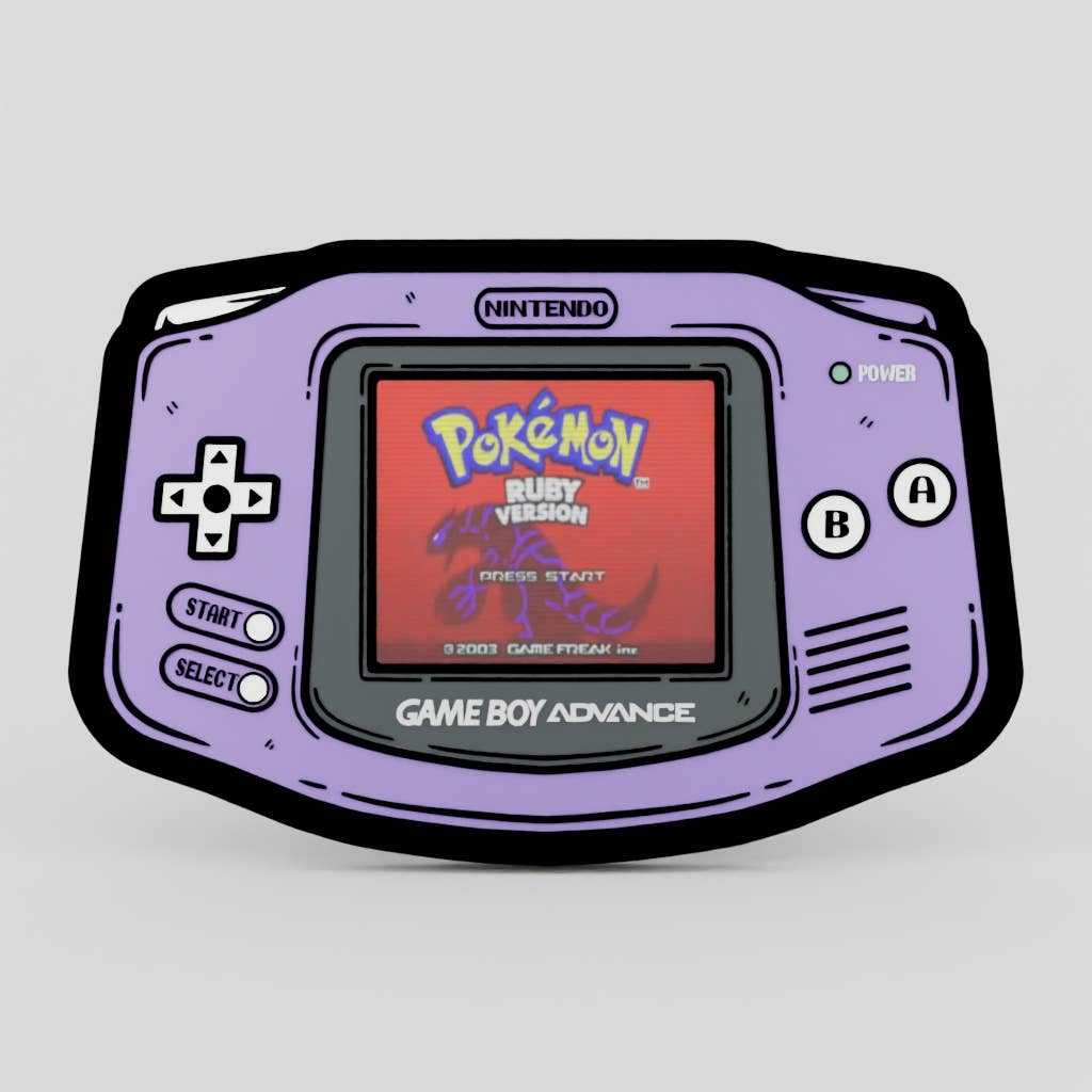 2.75" GBA Lenticular Pokemon Ruby Enamel Pin NE81926