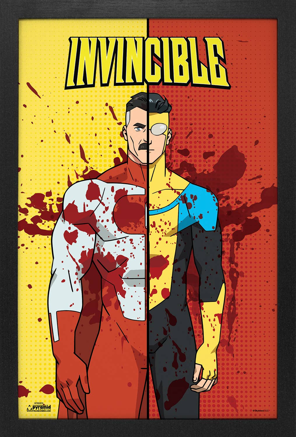 Invincible Split Framed Art Print