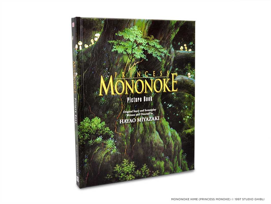 Princess Mononoke Picture Book by Hayao Miyazaki NE32526