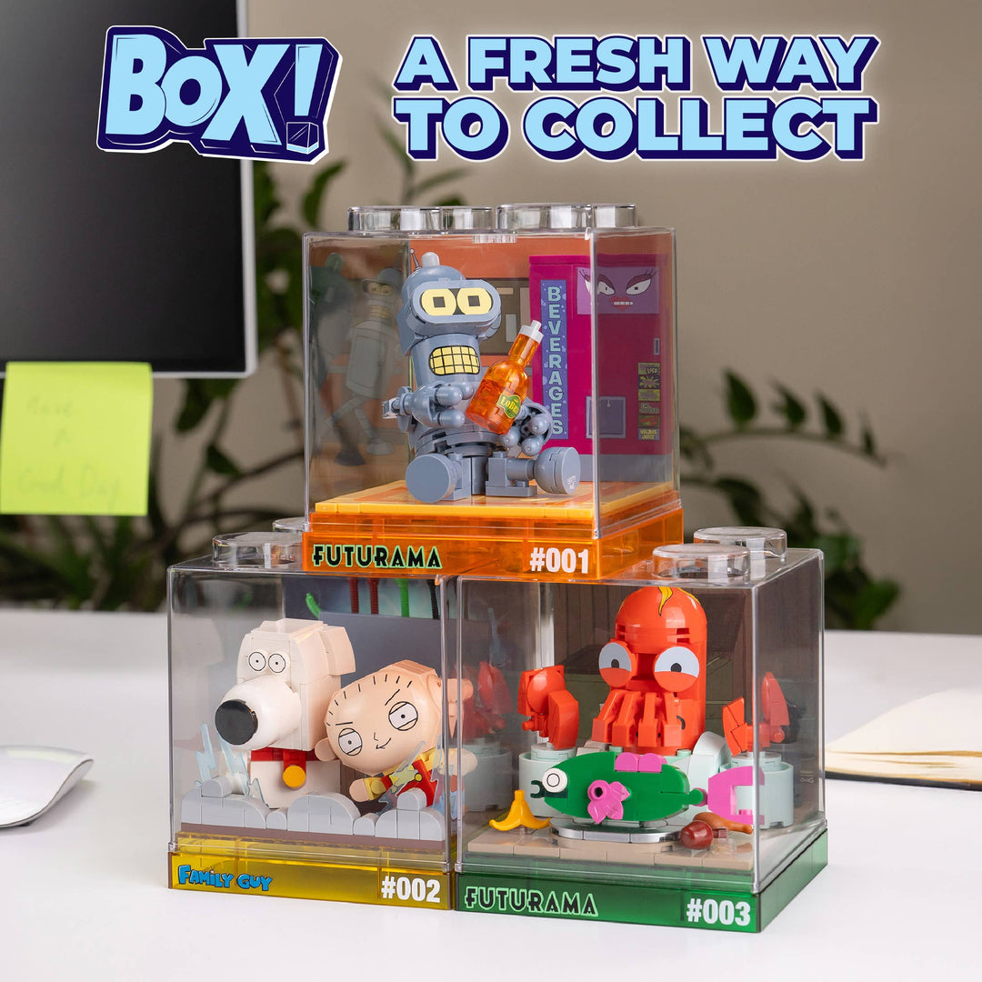 BrickCraft Futurama Baby Bender Box! Collectible Display Cube - NE33126