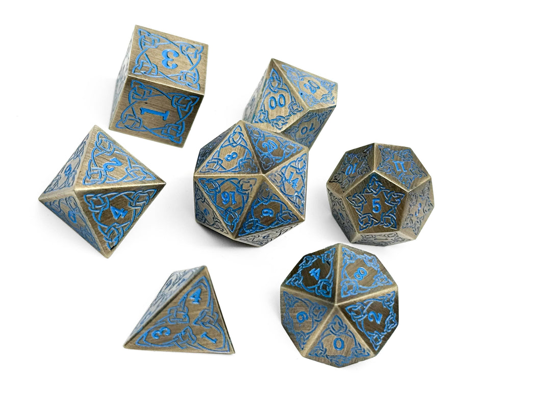 Norse Foundry Celtic Mystery Metal Dice Set NE31726
