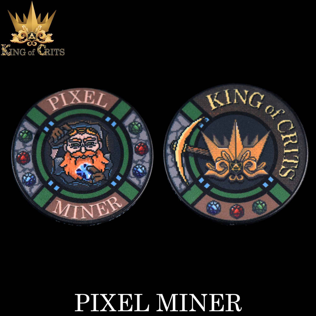 King of Crits Pixel Miner - 11 Dice Set NE4226