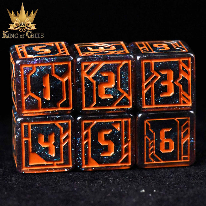 King of Crits Digital Dystopia - 11 Dice Set NE4226