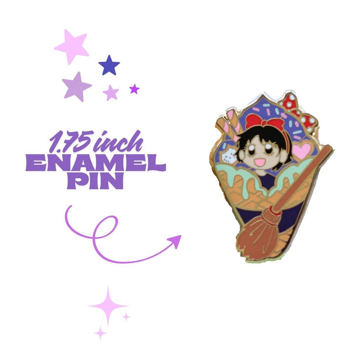 Kiki's Delivery Service Studio Ghibli Ice Cream Enamel Pin NE33126