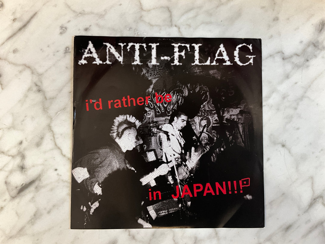 Anti-Flag / Obnoxious - I’d Rather Be In Japan!!! / Fuck You Fucking All (Black Vinyl, 7”) Very Good VR102926