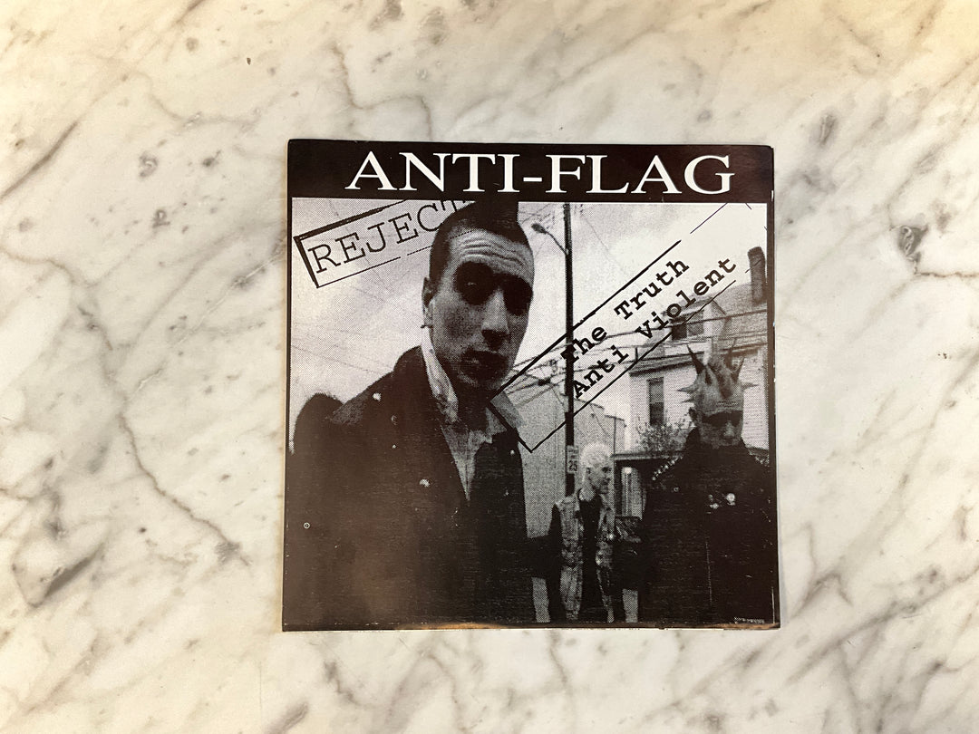 Against All Authority / Anti-Flag (Red Vinyl, 7”) Very Good VR102626