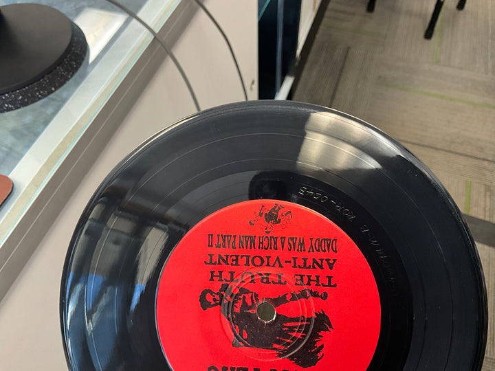 Against All Authority / Anti-Flag (Black Vinyl, 7”) Very Good VR102926
