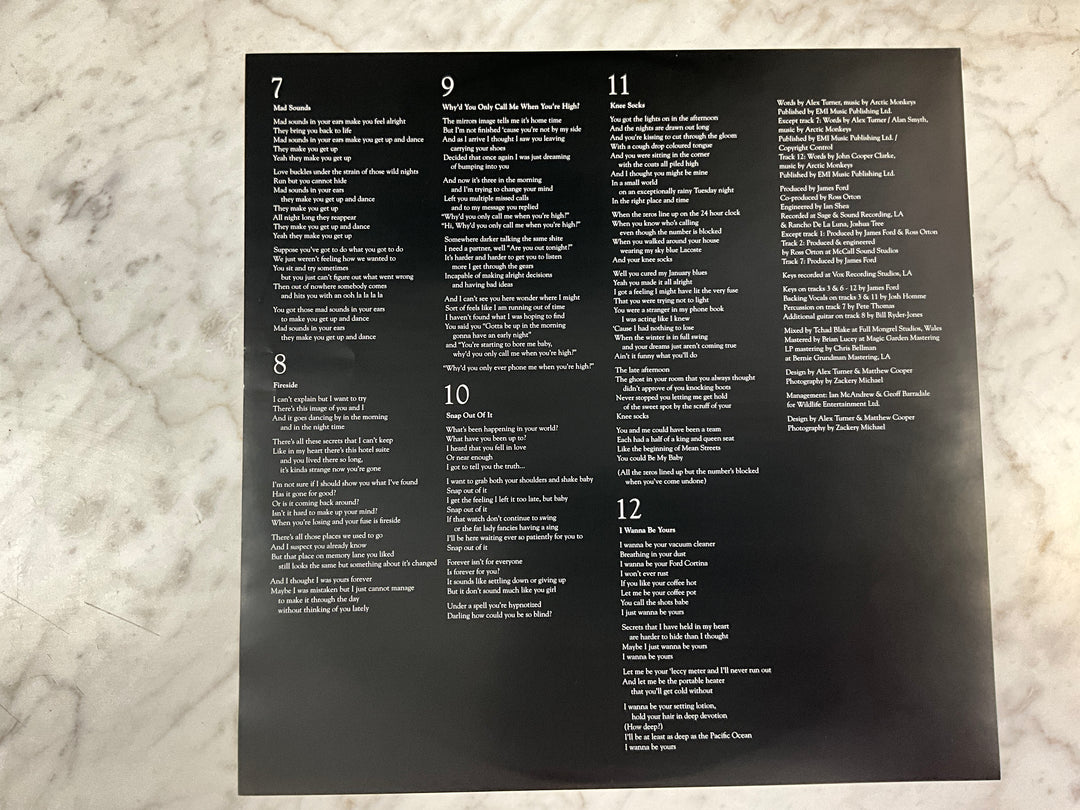 Arctic Monkeys - AM (Black Vinyl) Very Good Plus VR103026