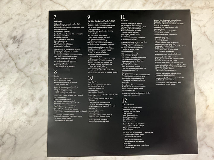 Arctic Monkeys - AM (Black Vinyl) Very Good Plus VR103026
