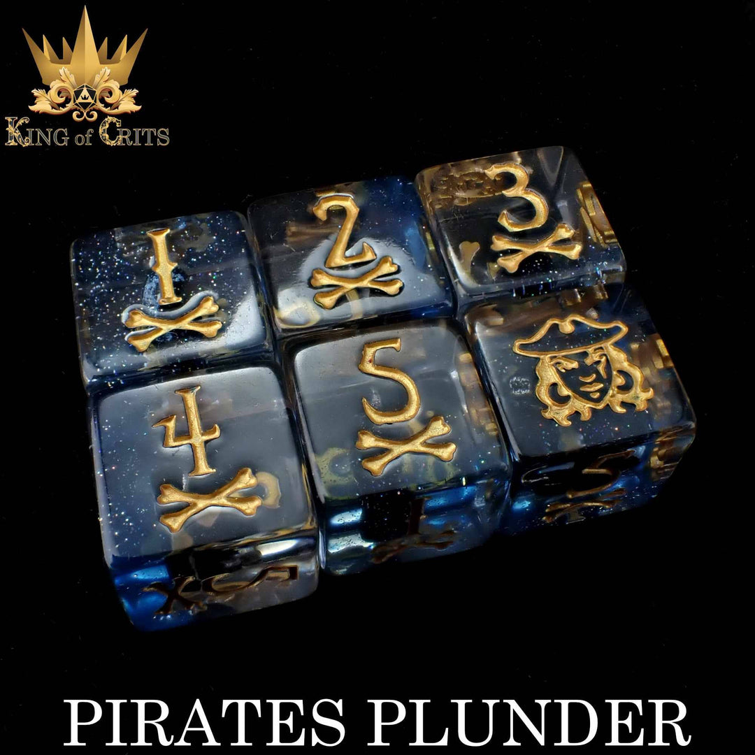 King of Crits Pirates Plunder - 11 Dice Set NE4226