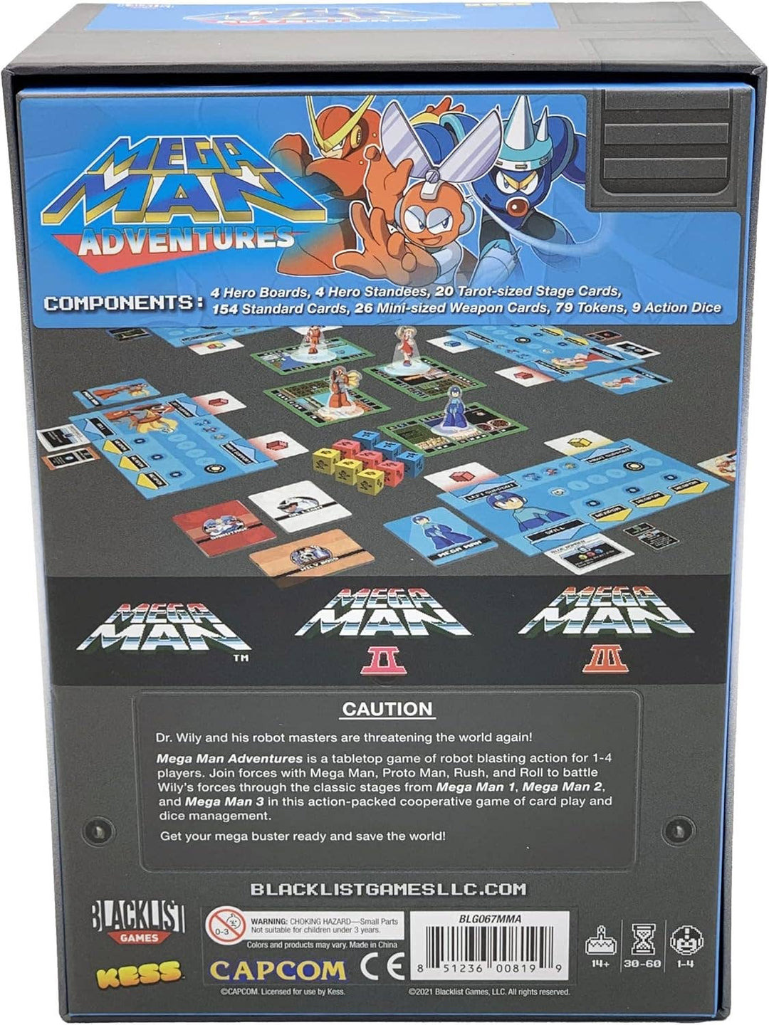 Mega Man - Adventure Licensed Retro Strategy Game New NE32726