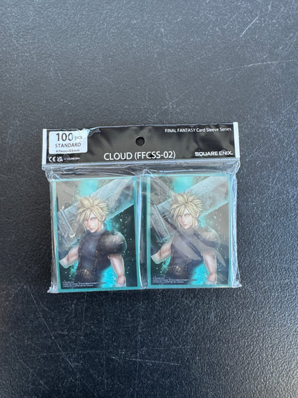 Official Square Enix Final Fantasy Card Sleeves - Cloud FFCSS-02 (100 Pack) CA121525