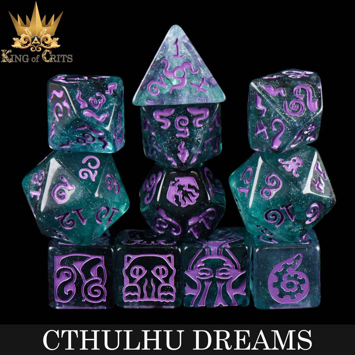 King of Crits Cthulhu Dreams - 11 Dice Set NE4226
