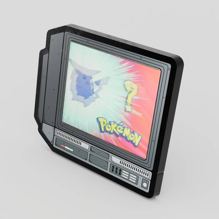 2.5" Lenticular Anime Whos That Pokemon CRTV Enamel Pin - NE32726