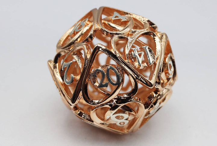 Hollow Hearts: Copper Metal RPG Dice Set - NE043026