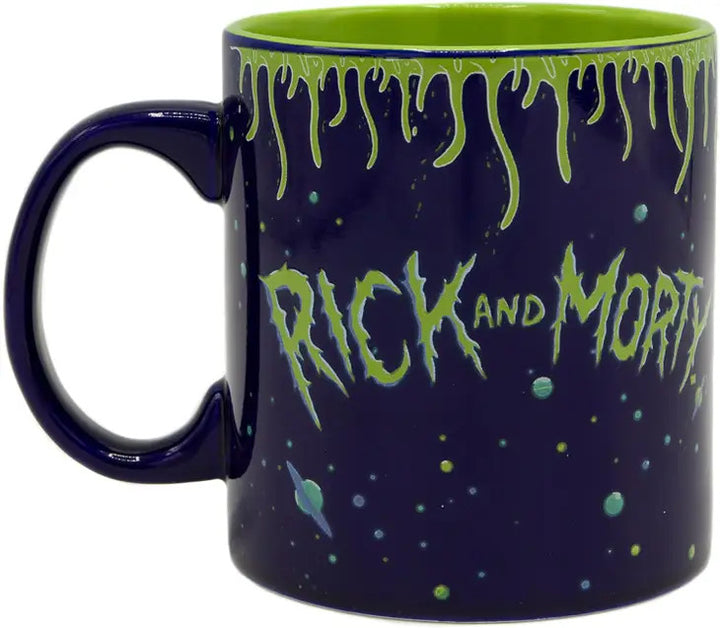 Rick and Morty Spaceship Googus Coffee Mug