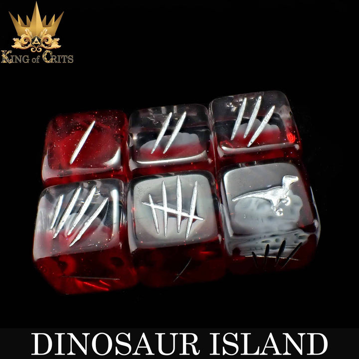 King of Crits Dinosaur Island - 11 Dice Set NE4226