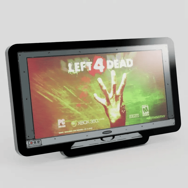 Monitor Lenticular Left 4 Dead Enamel Pin NE81526