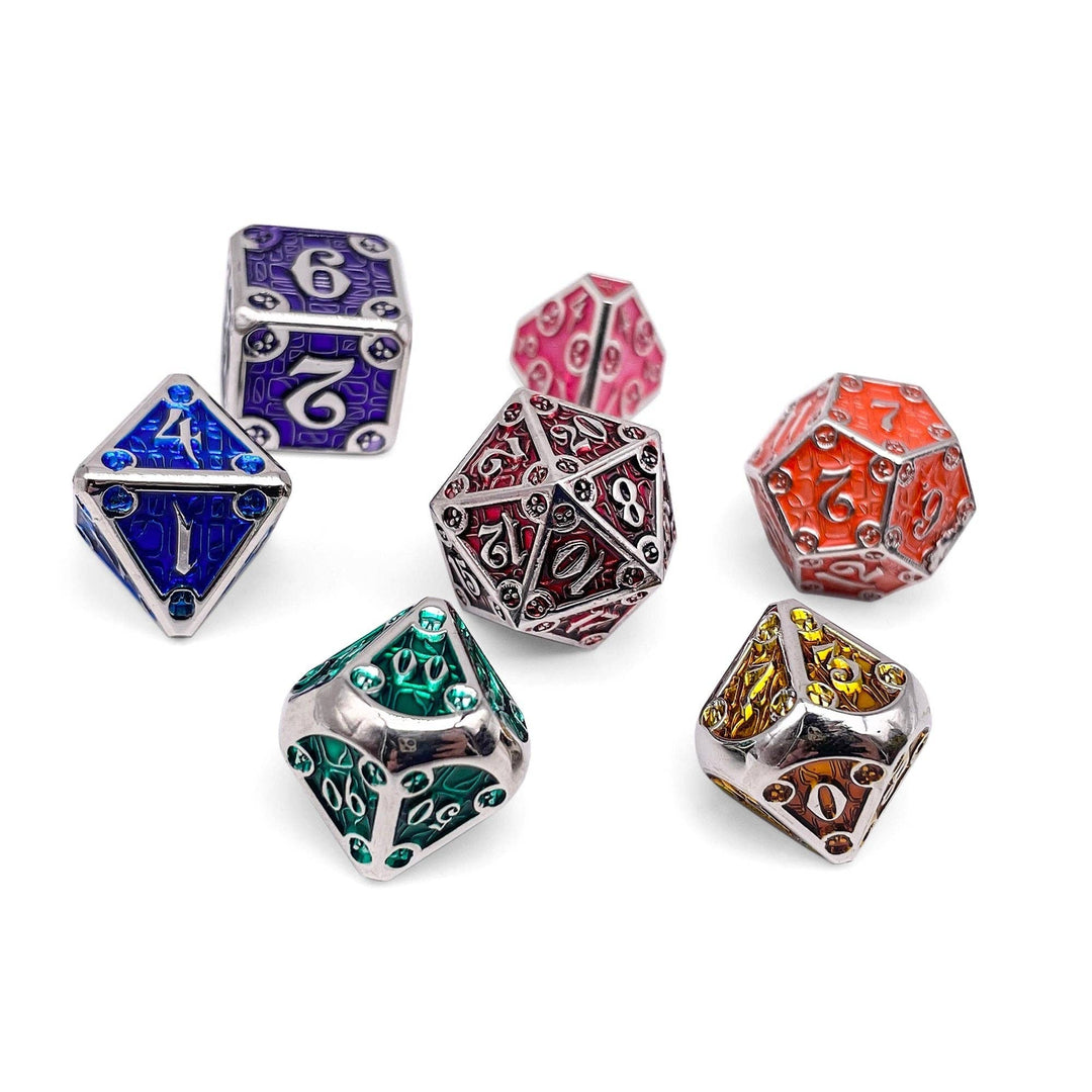 Norse Foundry Dungeon Delve - Treasure Trove 7 Piece RPG set Alloy Metal Dice NE31726