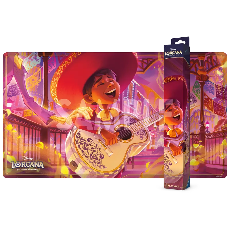 Playmat: Disney Lorcana: Set 14: Hyperia City: Snowboarding Stitch