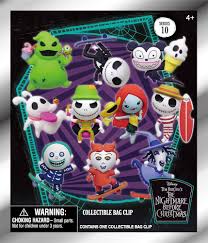 The Nightmare Before Christmas Series 10 3D Foam Bag Clip Blind Bag HM51326