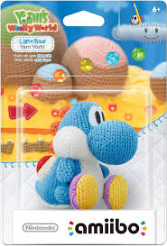 Light-Blue Yarn Yoshi - Amiibo A5825