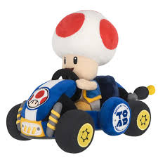Little Buddy Mario Kart World - Toad 9" Plush