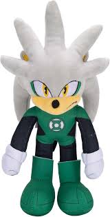 DC X Sonic the Hedgehog 9'' Silver as Green Lantern Plush HM51326