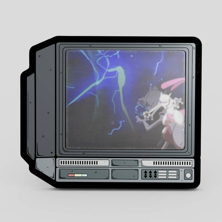2.5" Lenticular Mewtwo Shadowball CRTV Pin - NE32726