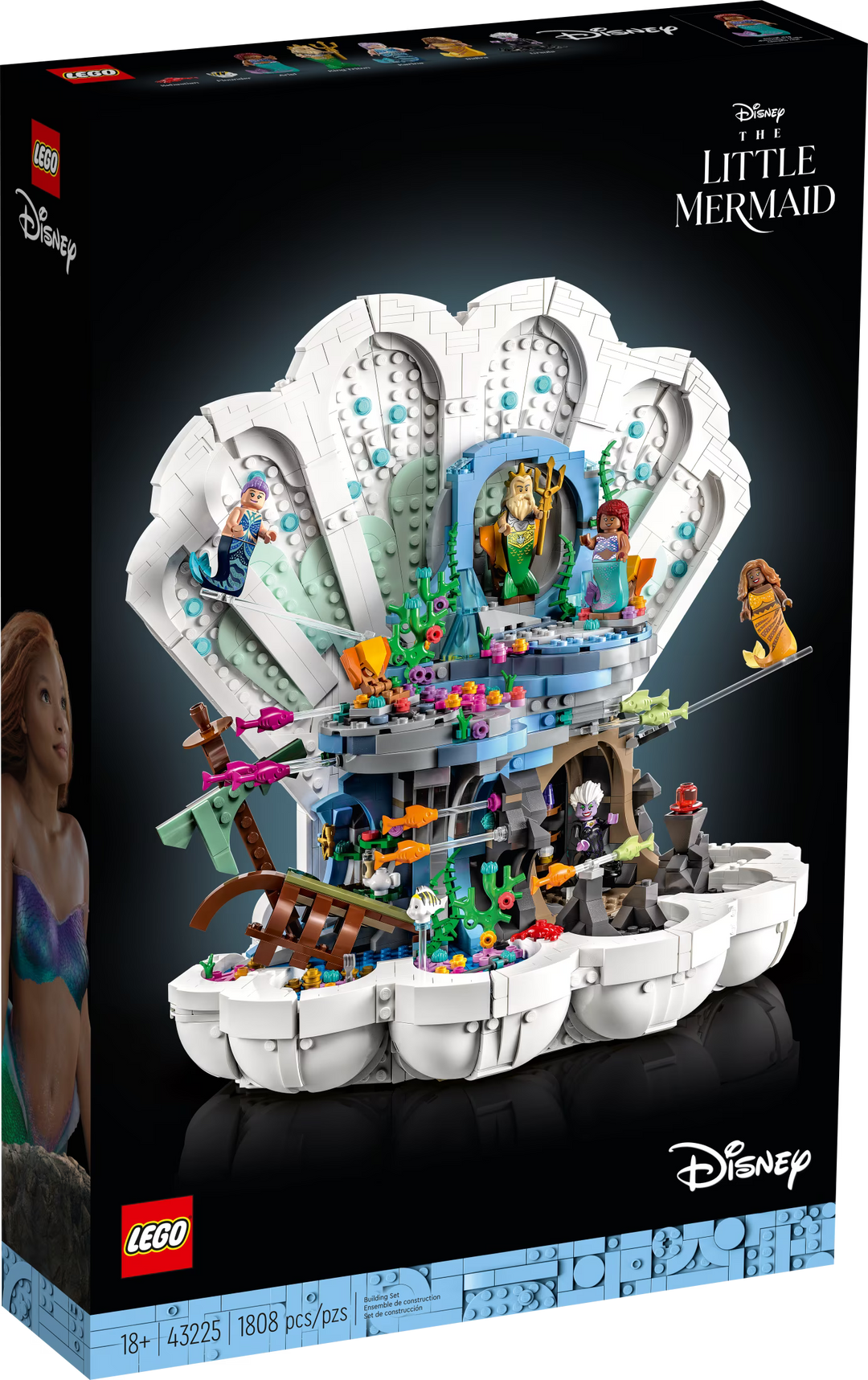 NEW Lego Disney The Little Mermaid Royal Clamshell 43225 NT101826