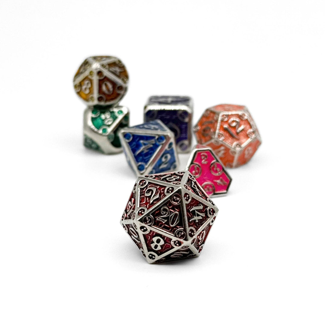 Norse Foundry Dungeon Delve - Treasure Trove 7 Piece RPG set Alloy Metal Dice NE31726